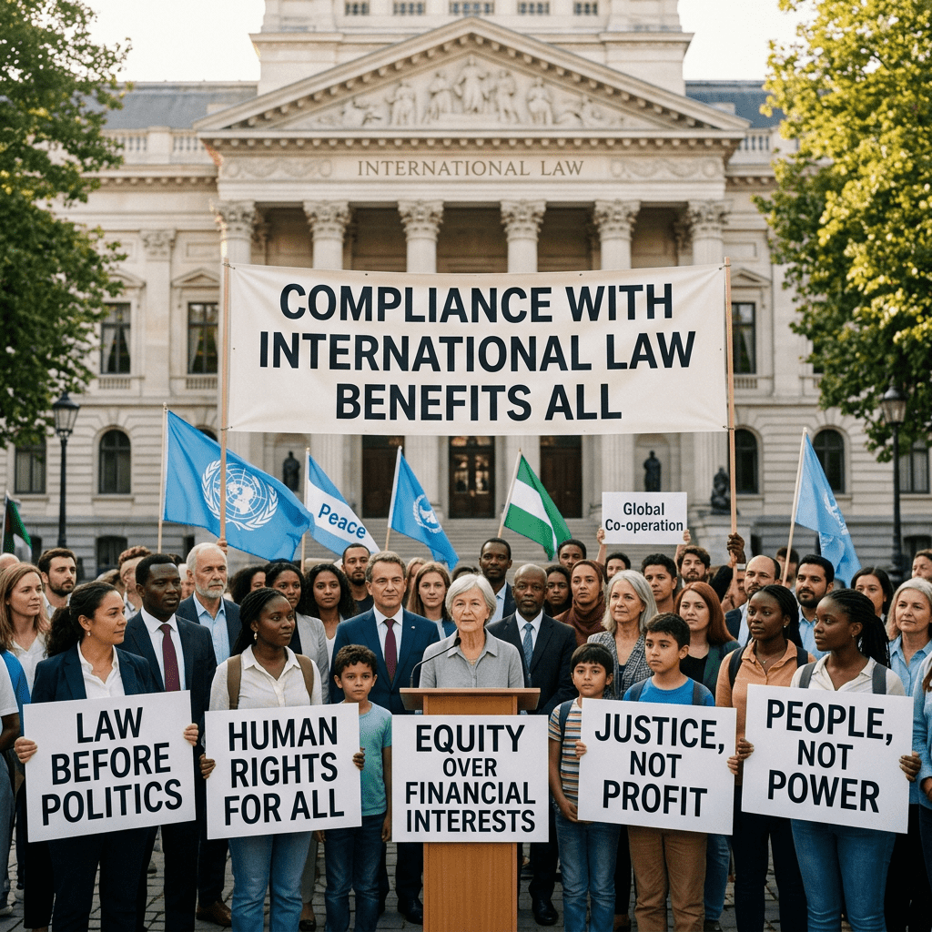 International law serving people over power